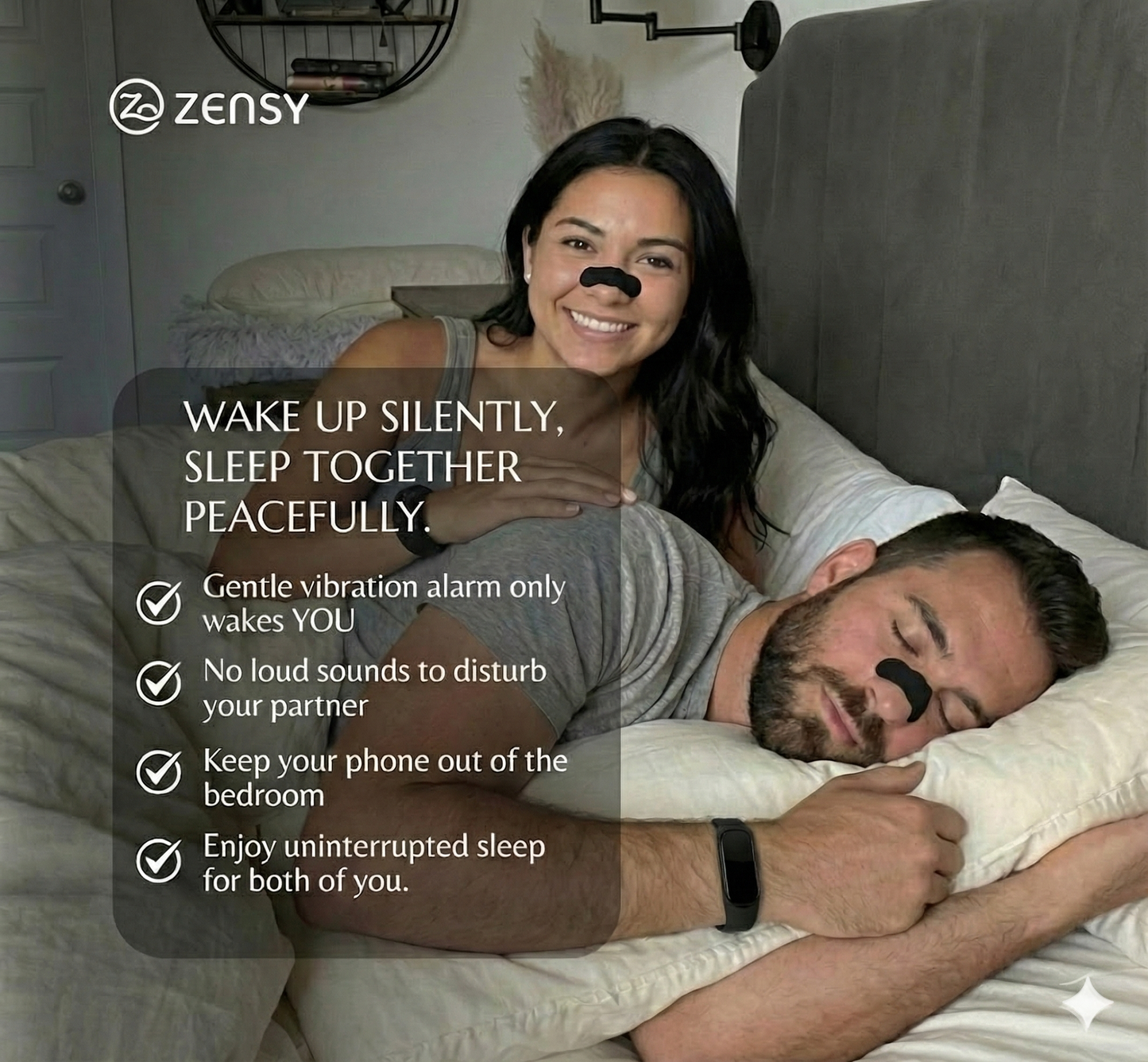 Zensy™ – The Silent & Smart Vibrating Alarm Wristband