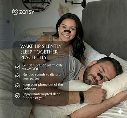 Zensy™ – The Silent & Smart Vibrating Alarm Wristband